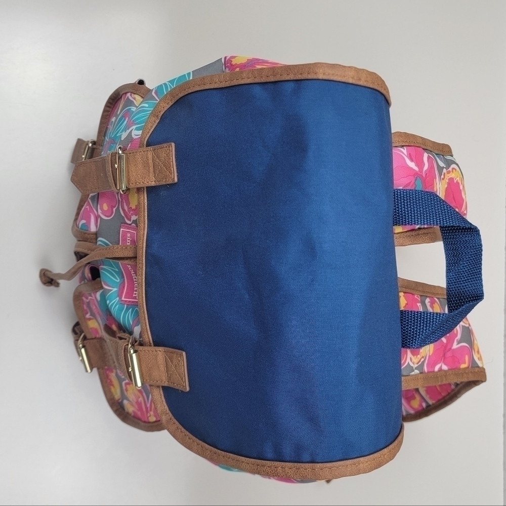 Simply Southern Floral Pocket Flap Backpack - Picture 9 of 10